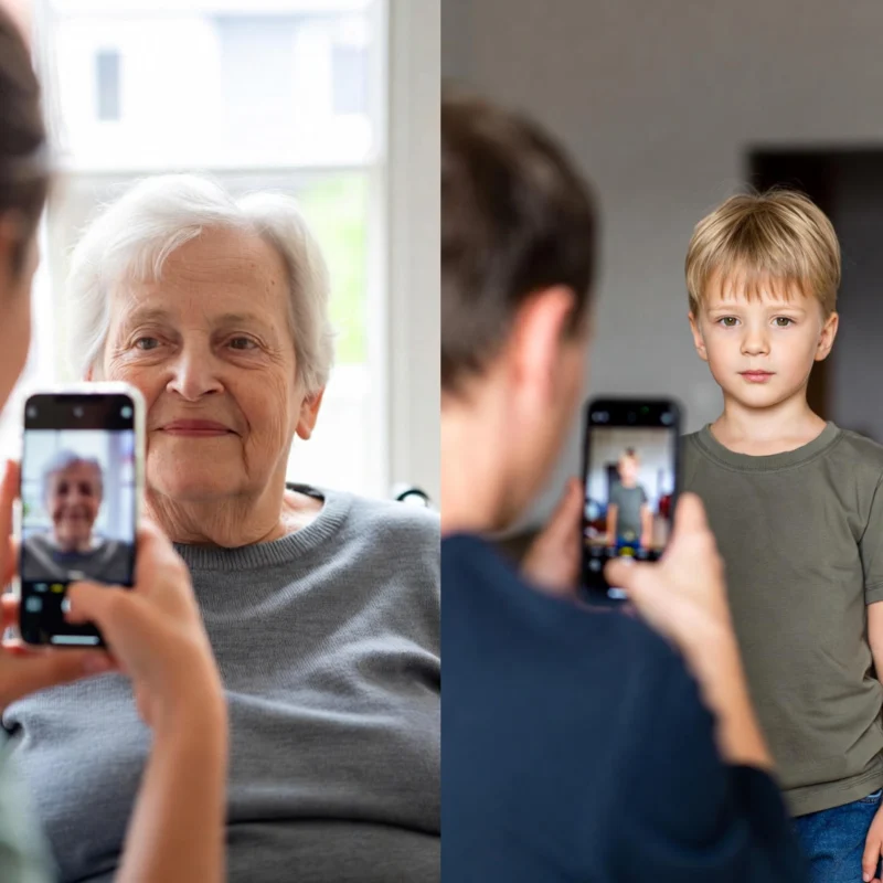 idealna aplikacja do robienia zdjęć biometrycznych dla osób starszych i dzieci