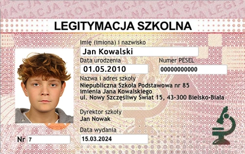 Homepage legitymacja szkolna